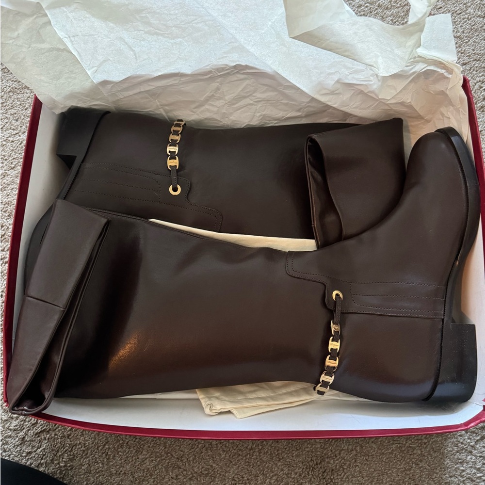 Salvatore Ferragamo  knee boots size 9.5 BRAND NEW!